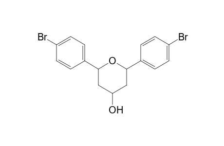 2,6-Bis(4-bromophenyl)tetrahydropyran-4-ol