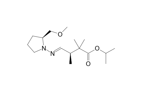 Isopropyl (3R,2'S)-4-{[2'-(methoxymethyl)pyrrolidin-1'-yl]imino}-2,2,3-trimethylbutanoate