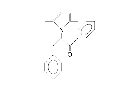 2-(2,5-Dimethyl-pyrrol-1-yl)-1,3-diphenyl-propan -1-one