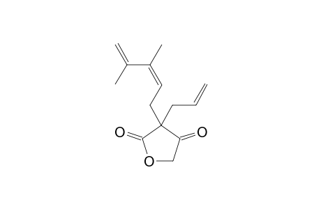 (Z)-3-Allyl-3-(3,4-dimethylpenta-2,4-dienyl)furan-(5H)-2,4-dione