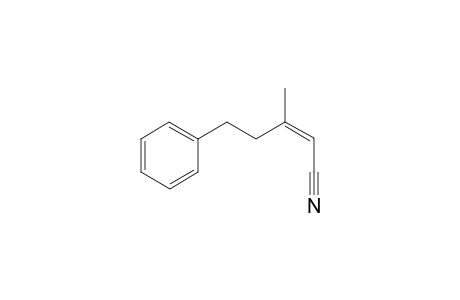 (Z)-3-methyl-5-phenylpent-2-enenitrile