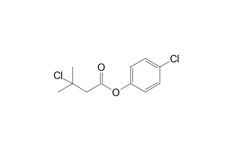 4'-Chlorophenyl 3-chloro-3-methylbutanoate