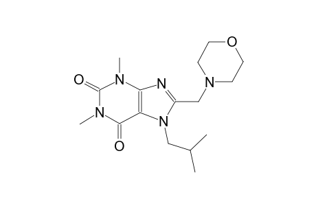 7-isobutyl-1,3-dimethyl-8-(4-morpholinylmethyl)-3,7-dihydro-1H-purine-2,6-dione