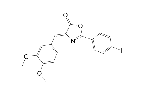 4-(3,4-Dimethoxy-benzylidene)-2-(4-iodo-phenyl)-4H-oxazol-5-one
