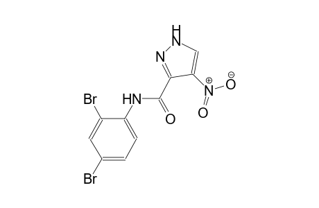 N-(2,4-dibromophenyl)-4-nitro-1H-pyrazole-3-carboxamide