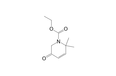 3-keto-6,6-dimethyl-2H-pyridine-1-carboxylic acid ethyl ester