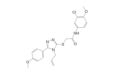 2-{[4-allyl-5-(4-methoxyphenyl)-4H-1,2,4-triazol-3-yl]sulfanyl}-N-(3-chloro-4-methoxyphenyl)acetamide