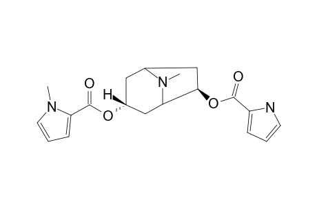 CATUABINE-D;3-ALPHA-(1-METHYL-1H-PYRROL-2-YLCARBONYLOXY)-6-BETA-(1H-PYRROL-2-YLCARBONYLOXY)-TROPANE