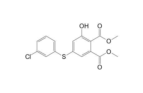 Dimethyl 3-Hydroxy-5-(3-chlorophenylsulfanyl)phthalate