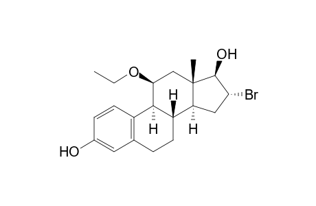 (8S,9S,11S,13S,14S,16R,17R)-16-bromanyl-11-ethoxy-13-methyl-6,7,8,9,11,12,14,15,16,17-decahydrocyclopenta[a]phenanthrene-3,17-diol