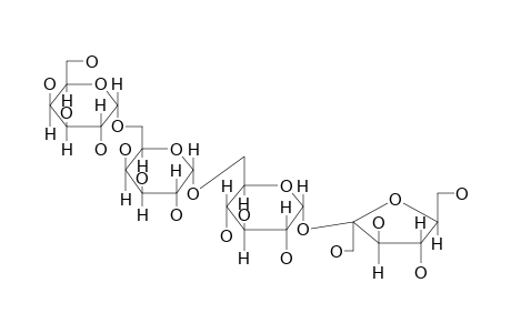 beta-D-FRUCTOFURANOSYL O-alpha-D-GALACTOPYRANOSYL-(1>6)-O-alpha-D-GALACTO-PYRANOSYL-(1>6)-alpha-D-GLUCOPYRANOSIDE, TETRAHYDRATE