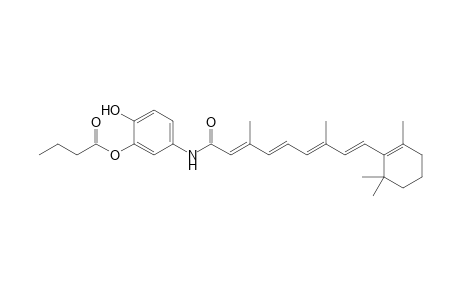 5-{(2E,4E,6E,8E)-[3,7-Dimethyl-9-(2,6,6-trimethyl-1-cyclohexenyl)nona-2,4,6,8-tetraenoylamino]}-2-hydroxyphenyl Butanoate