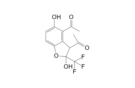 3,4-Diacetyl-2,3-dihydro-2-(trifluoromethyl)benzofuran-2,5-diol