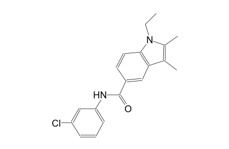 N-(3-chlorophenyl)-1-ethyl-2,3-dimethyl-1H-indole-5-carboxamide