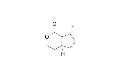 Cyclopenta[c]pyran-1(3H)-one, hexahydro-7-methyl-, (4a.alpha.,7.alpha.,7a.alpha.)-(.+-.)-