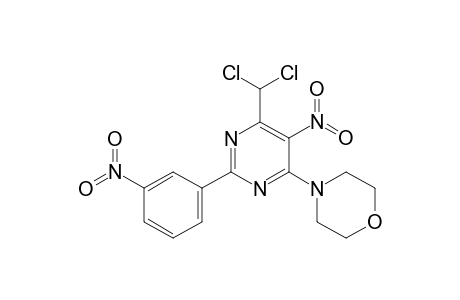 5-Nitro-6-(dichloromethyl)-4-morpholino-2-(3-nitrophenyl)pyrimidine