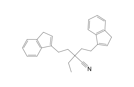 1H-Indene-3-butanenitrile, .alpha.-ethyl-.alpha.-[2-(1H-inden-3-yl)ethyl]-
