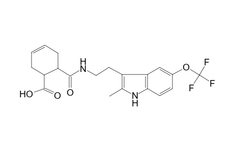 6-[2-[2-methyl-5-(trifluoromethoxy)-1H-indol-3-yl]ethylcarbamoyl]cyclohex-3-ene-1-carboxylic acid