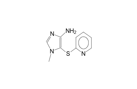 1-methyl-4-amino-5-(2-pyridylthio)imidazole