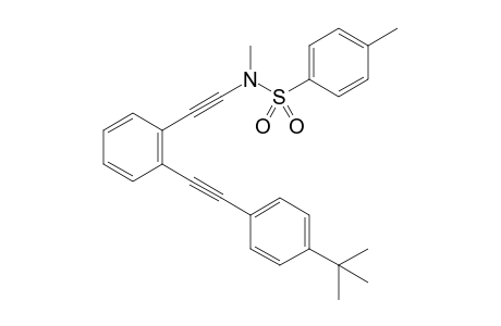 N-((2-((4-(tert-butyl)phenyl)ethynyl)phenyl)ethynyl)-N,4-dimethylbenzenesulfonamide