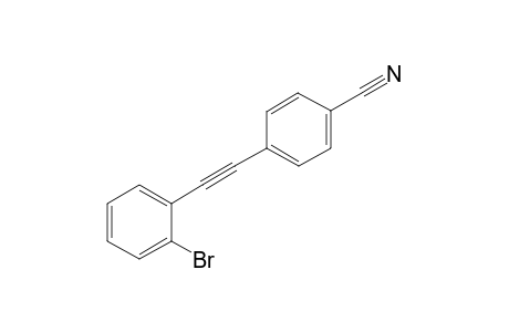 4-((2-Bromophenyl)ethynyl)benzonitrile