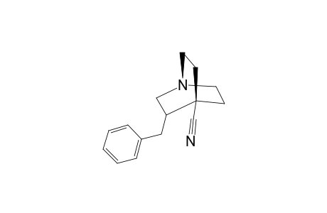3-(Phenylmethyl)-1-azabicyclo-[2.2.2]-octan-4-carbonitril