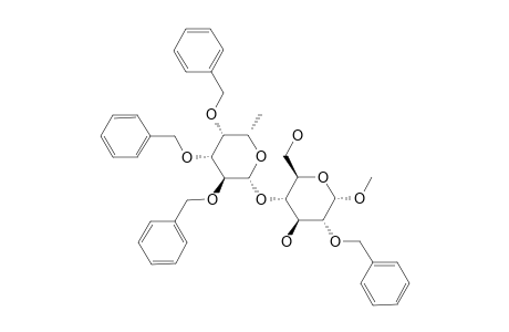 METHYL-2-O-BENZYL-4-O-(2,3,4-TRI-O-BENZYL-BETA-L-FUCOPYRANOSYL)-ALPHA-D-GLUCOPYRANOSIDE