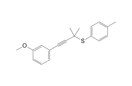 [4-(3-Methoxyphenyl)-2-methylbut-3-yn-2-yl] (p-Tolyl) Sulfide