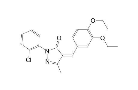 (4Z)-2-(2-chlorophenyl)-4-(3,4-diethoxybenzylidene)-5-methyl-2,4-dihydro-3H-pyrazol-3-one