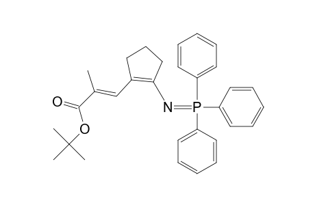 2-Propenoic acid, 2-methyl-3-[2-[(triphenylphosphoranylidene)amino]-1-cyclopenten-1-yl]-, 1,1-dimethylethyl ester, (E)-