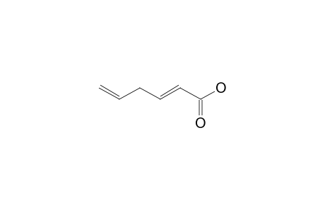 (2E)-hexa-2,5-dienoic acid