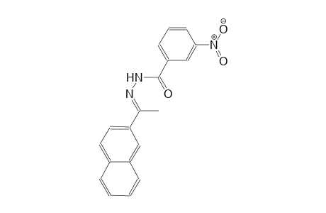 N'-[(E)-1-(2-naphthyl)ethylidene]-3-nitrobenzohydrazide