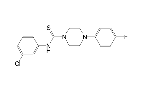 N-(3-chlorophenyl)-4-(4-fluorophenyl)-1-piperazinecarbothioamide