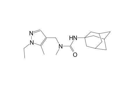 N'-(1-adamantyl)-N-[(1-ethyl-5-methyl-1H-pyrazol-4-yl)methyl]-N-methylurea