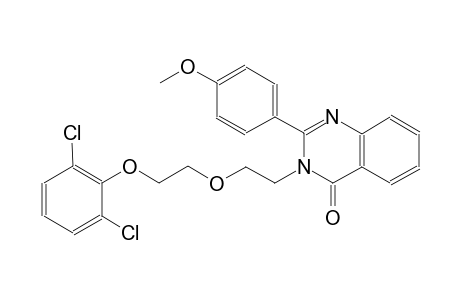 3-{2-[2-(2,6-dichlorophenoxy)ethoxy]ethyl}-2-(4-methoxyphenyl)-4(3H)-quinazolinone