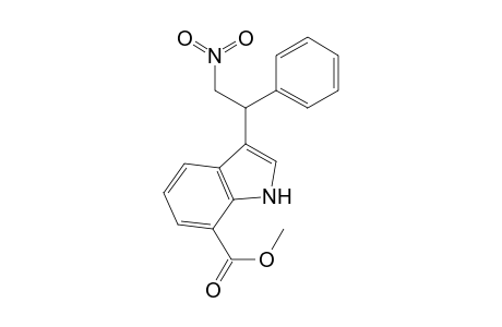 Indole-7-carboxylic acid, 3-(2-nitro-1-phenylethyl)-, methyl ester