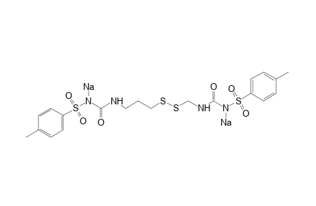 1,1'-(dithiodiethylene)bis[3-(p-tolylsufonyl)urea], disodium salt
