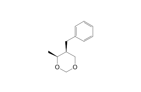 4-METHYL-5-BENZYL-1,3-DIOXANE;MAJOR_ISOMER