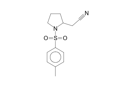 (1-[(4-Methylphenyl)sulfonyl]-2-pyrrolidinyl)acetonitrile