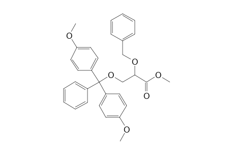 Methyl (+/-)-2-O-Benzyl-3-O-[bis(4-methoxyphenyl)phenylmethyl]glycerate