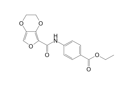 Benzoic acid, 4-[[(2,3-dihydrofuro[3,4-b][1,4]dioxin-5-yl)carbonyl]amino]-, ethyl ester
