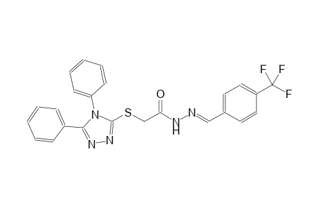 acetic acid, [(4,5-diphenyl-4H-1,2,4-triazol-3-yl)thio]-, 2-[(E)-[4-(trifluoromethyl)phenyl]methylidene]hydrazide