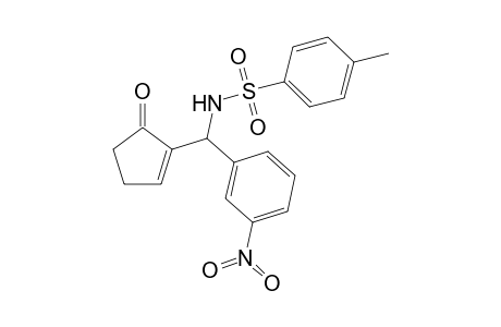 (N)-N-[(3-Nitrophenyl)-5-oxocyclopent-1-enyl)methyl]-4-methylbenzenesulfonamide