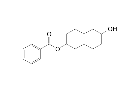 2,6-Naphthalenediol, decahydro-, monobenzoate