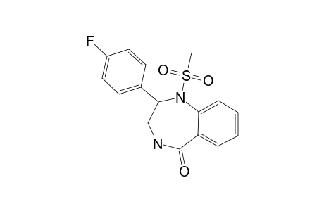 2-(4-FLUOROPHENYL)-2,3,4,5-TETRAHYDRO-1-METHYLSULFONYL-2-PHENYL-1H-1,4-BENZODIAZEPIN-5-ONE