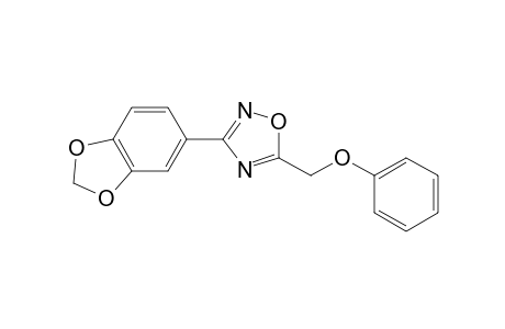 1,2,4-Oxadiazole, 3-(1,3-benzodioxol-5-yl)-5-(phenoxymethyl)-