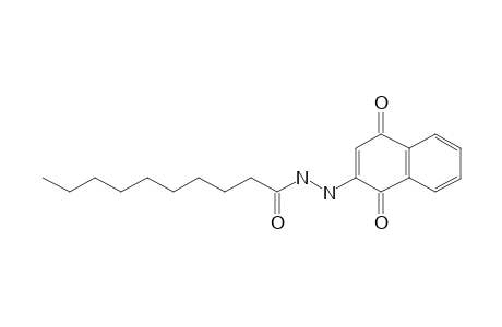 2-Decanoylhydrazino-1,4-naphthoquinone