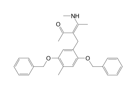 (Z)-3-{[2,5-Bis(benzyloxy)-4-methylphenyl]methyl}-4-(N-methyl-amino)-pent-3-en-2-one