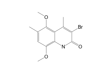 3-BROMO-4,6-DIMETHYL-5,8-DIMETHOXY-2-(1H)-QUINOLINONE