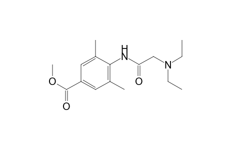4-[[2-(diethylamino)-1-oxoethyl]amino]-3,5-dimethylbenzoic acid methyl ester